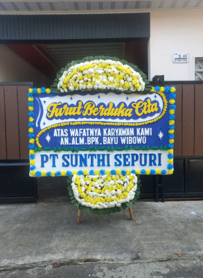 Papan Bunga Duka di Walitelon Utara